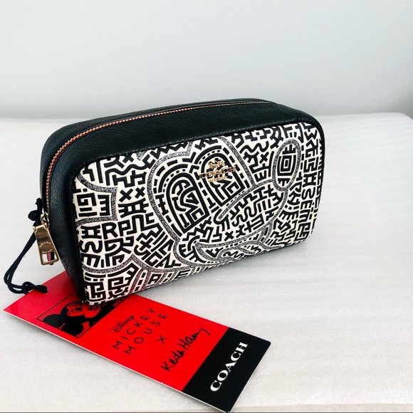 Coach Disney Mickey Mouse Small Boxy Cosmetic Case - Picture 2 of 8